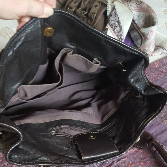 *Sold!* Wilson Leather black leather handbag - Picture 4 of 6